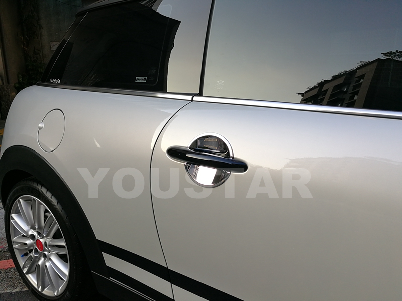 US STOCK x2 CHROME Door Handle Cup Inserts for MINI Cooper S F56